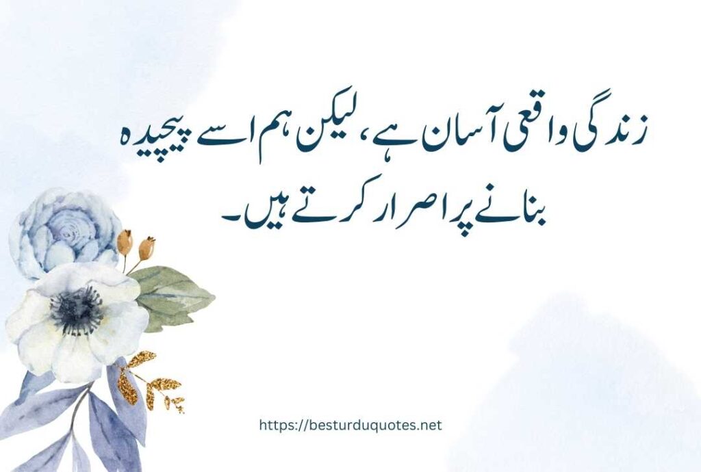 Life Urdu Quotes