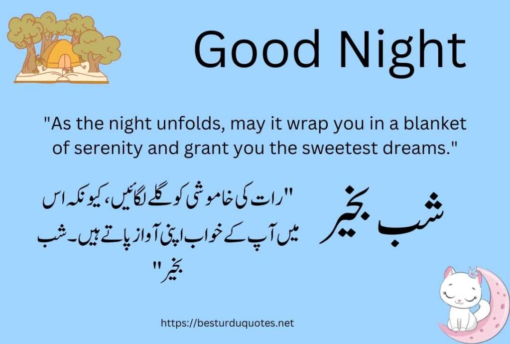 Good Night Urdu Quotes