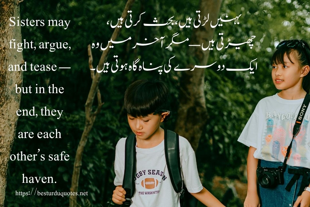 Sister Quotes in Urdu Celebrating the Bond of Love and Friendship 13 Sister Quotes in Urdu Celebrating the Bond of Love and Friendship