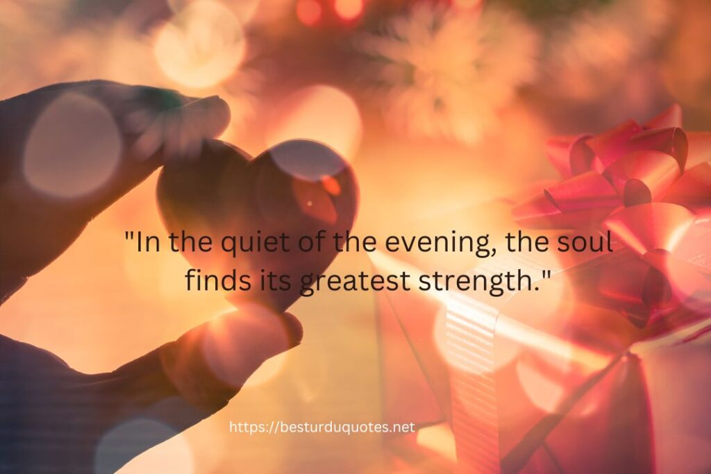 The Essence of Good Evening