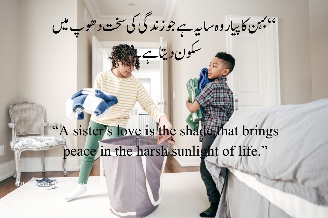 Sister Quotes in Urdu Celebrating the Bond of Love and Friendship