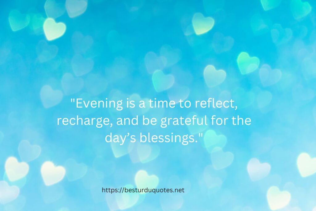 The Essence of Good Evening