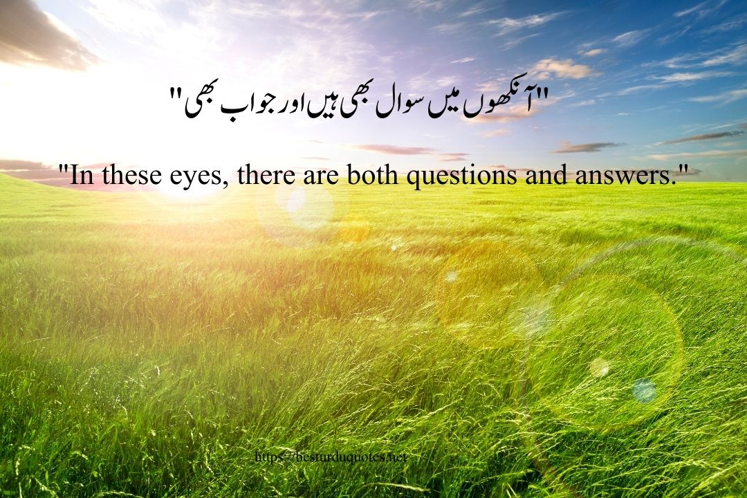 Urdu Poetry on Eyes