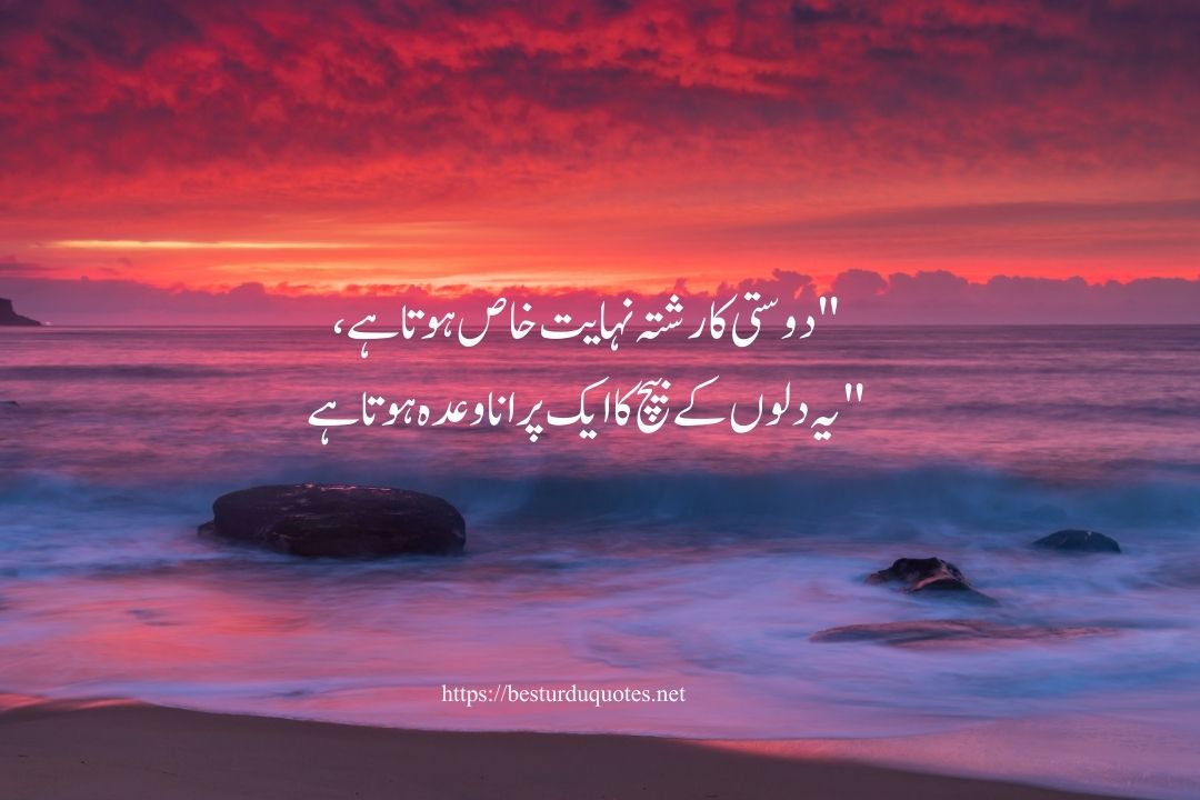 Friendship Quotes in Urdu