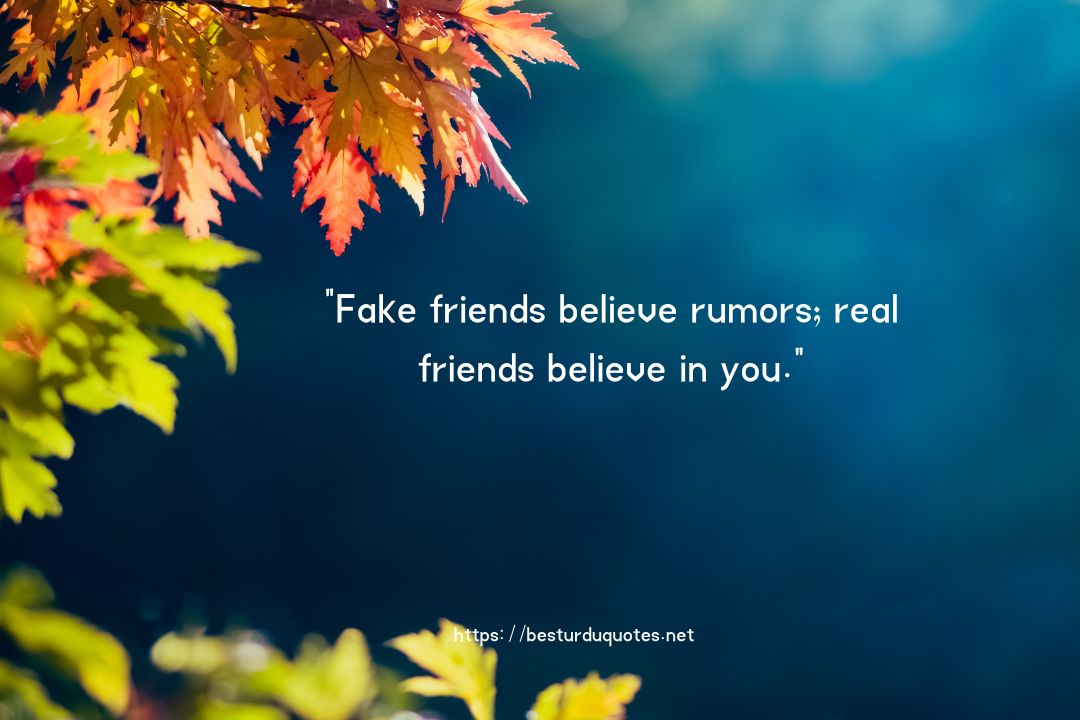 Fake Friends Quotess