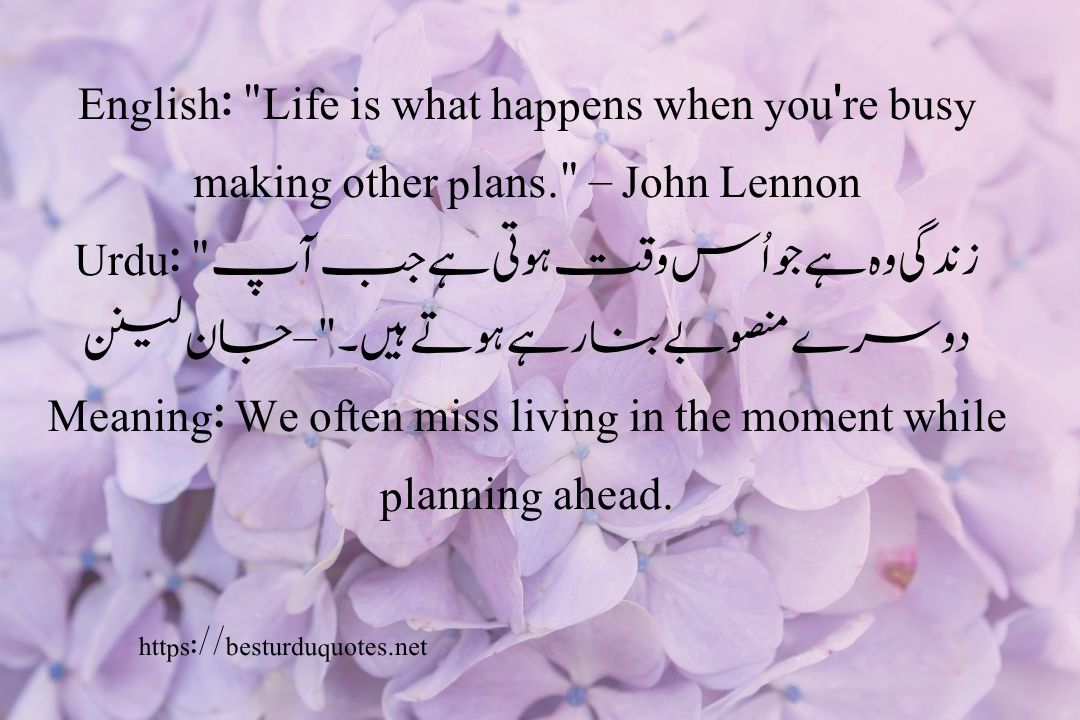 50 Best Quotes About Life in Urdu