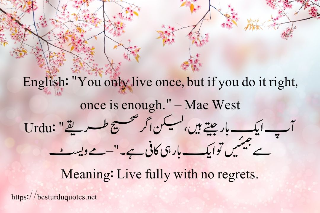 50 Best Quotes About Life in Urdu