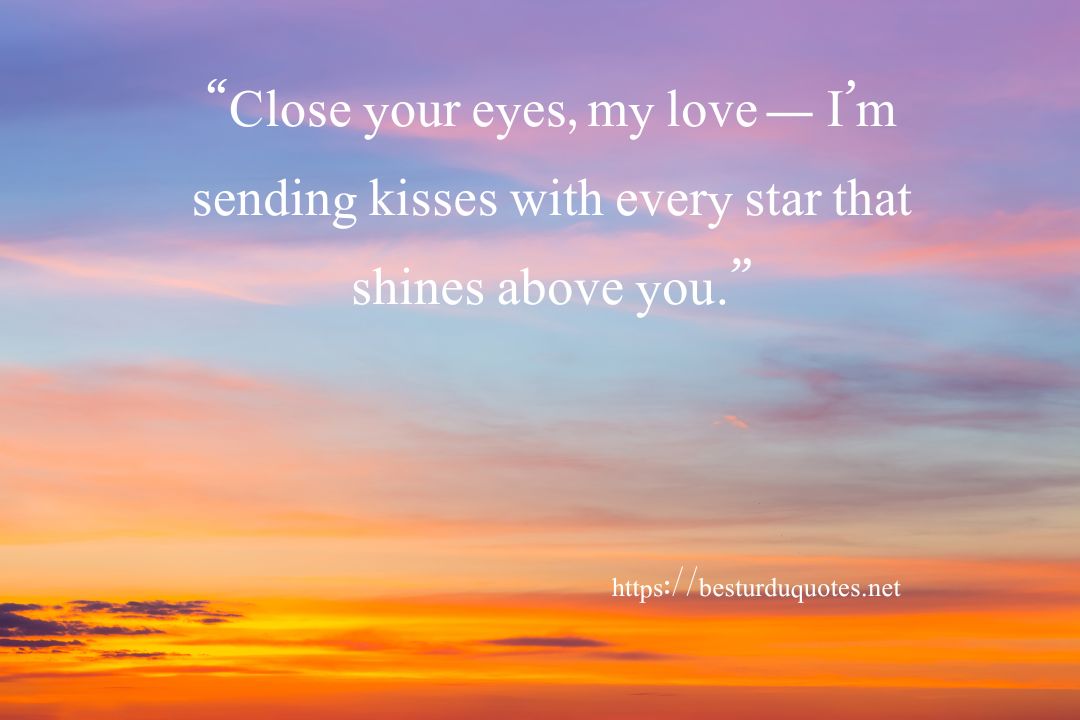 Good Night My Love Quotes