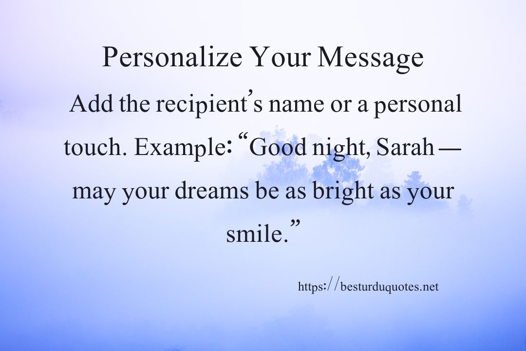 Tips and Ideas for Sending Good Night Quotes – Creative Ways to Share Love 3 Tips and Ideas for Sending Good Night Quotes