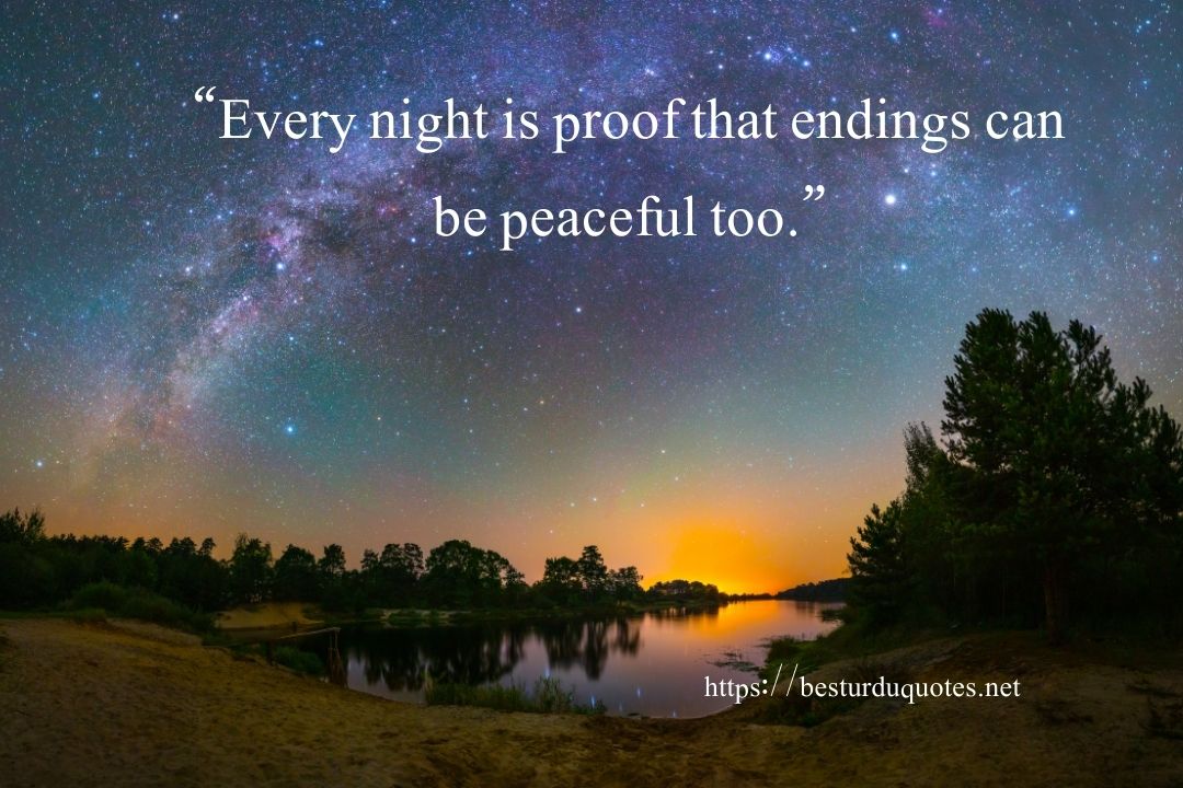 Positive Good Night Quotes 