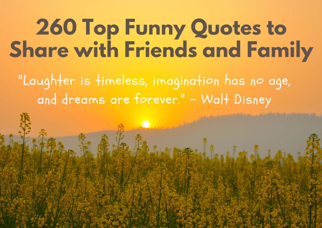 260 Top Funny Quotes to Share with Friends and Family