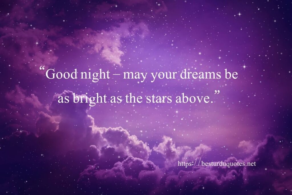 Pictures of Good Night Quotes