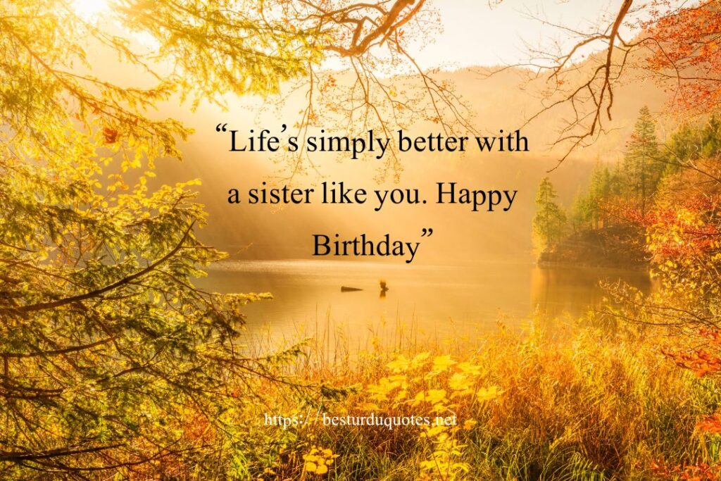 Happy Birthday Sister Quotes